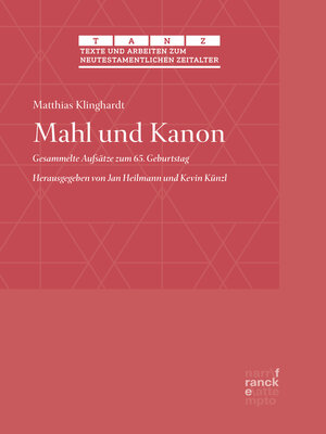 cover image of Mahl und Kanon